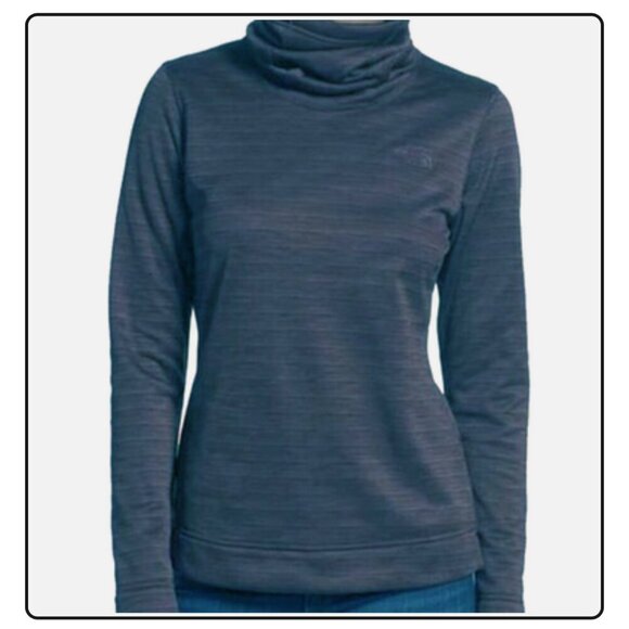 Tops - NORTH FACE Novelty Glacier Fleece Funnelneck Pullover Shirt Ink Blue Small